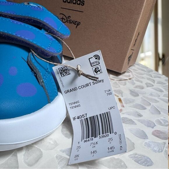 Adidas Disney Parks Monsters Inc Sulley Grand Court 2.0 Supportive Sneaker - Picture 10 of 13